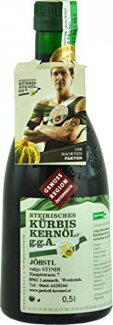 100% natürliches, echtes Steirisches Kürbiskernöl g.g.A. 0,5 Liter - 1