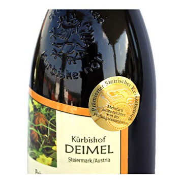 1000ml Original Steirisches Kürbiskernöl g.g.A. vom Kürbishof DEIMEL - Mit Herkunftsgarantie - Direkt von uns als Erzeuger geliefert - Jährlich prämierter Kürbiskernölerzeuger - 4