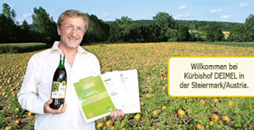 500ml Dose Original Steirisches Kürbiskernöl ggA. vom Kürbishof DEIMEL - Mit Herkunftsgarantie - Direkt von uns als Erzeuger geliefert - Jährlich prämierter Kürbiskernölerzeuger - 3