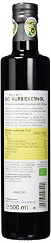 Fandler Original steirisches Bio-Kürbiskernöl g.g.A., 1er Pack (1 x 500 ml) - 3