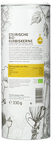 Fandler Steirische Bio-Kürbiskerne geröstet & gesalzen, 1er Pack (1 x 330 g) - 2