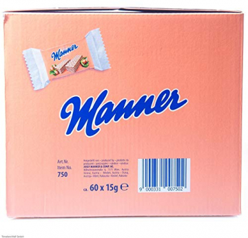 Manner Mini Neapolitaner 900g XL Pack (60 x 2 Einzelstück) - 4
