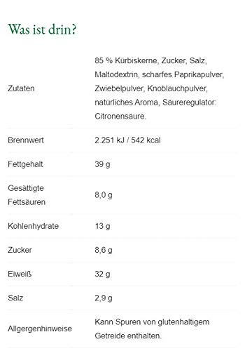 Steirerkraft - Steirische Kürbiskerne - Paprika-Chili - 40 g - 2