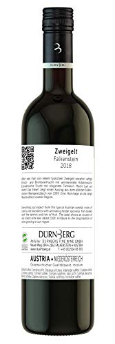 Zweigelt, Falkenstein 2018 - Qualitäts Rotwein aus Österreich, trocken (6 x 0,75l) - 3